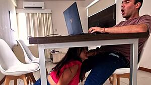 Latina With Big Ass Sucks Monster Cock In Amateur Compilation