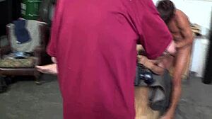 BEHIND THE SCENES with RODRIGO, BRUNO, and LUCAS ANGEL in the backroom.