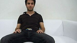 Petr 4252 shines in a raw Czech gay casting session.