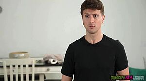 Petite Stepsis Molly Little Takes Fat Cock in Missionary Style