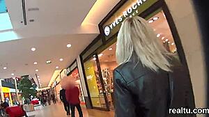 Charming Czech Nympho Tempted in Mall, Pounded Hard POV