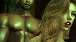 Cartoon Hentai Babe Takes Monster Black Cock in Wild Interracial Scene. Her Anime Body Gets Stretched!