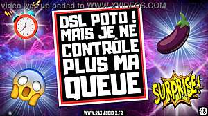 Tu vas te faire réveiller par la grosse bite de ton pote qui glisse dans ta raie audio porno gay français