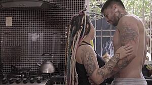 naughty couples fuck in front of routine