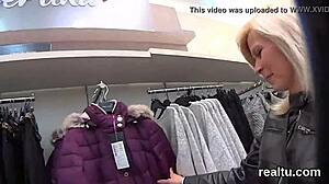 Charming Czech Nympho Tempted in Mall, Pounded Hard POV
