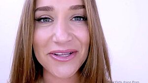 Super Hot Blonde Woman Sucks Huge BBC After Job Interview