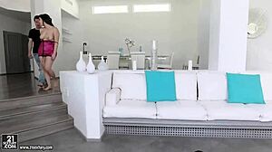 Big Bouncing Butt On Valentina Nappi With Perfect Body And Natural Tits