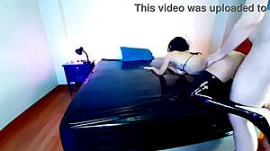 her heart shaped ass devours my cock and makes me cum inside