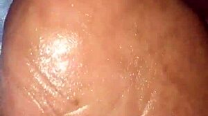 Great Girlfriend provides wonderful footjob