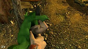 Scarlett Johansson Slammed Hard by Hulk in 3D