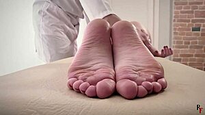 dreadlocks jane receives topless massage with tickling and armpit focus