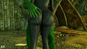 Scarlett Johansson Slammed Hard by Hulk in 3D