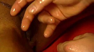 Yoni massage session for relaxation