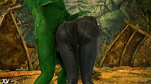 Scarlett Johansson Slammed Hard by Hulk in 3D