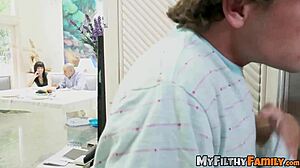 Young LATINA ISABELLA NICE ANALLED after BLOWING stepbro