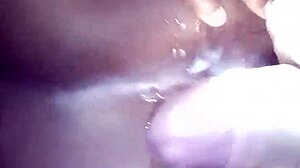 Ebony cheating wife enjoys anal sex and cum on ass with black lover