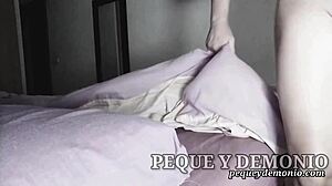 The ghost visits bed on halloween night