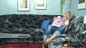 oh wow, this fat german milf is so horny and ready for action!