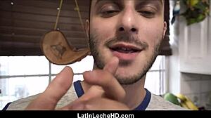 Straight latino boy fucks and sucks gay stranger in pov movie