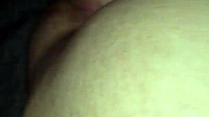 Amateur girlfriend gets hairy creampie from big black cock friend