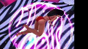 3d exotic dance with erotic sexy moves