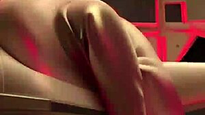 skinny crossdresser gets fingered hard in the lake!