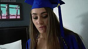 Step Brother Teases Sister's Ass