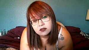 onyx feels deep pleasure with her stuffy and mini hitachi toys during solo masturbation