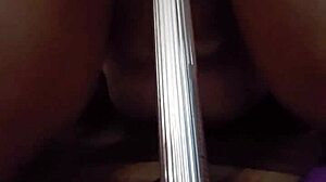 riding the dildo all the way in pov