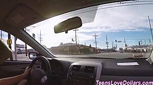 Amateur Teen Cum Cash in Public Outdoor Scene