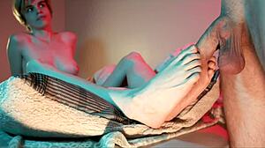 ever had a lil kinky doll surprise you with foot worship like this? it’s wild. her cousin couldn’t resist sucking those toes.