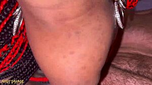 Black Milf Blowjob & Creampie With White King