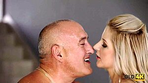 Old4k long-awaited old and young 18+ lovemaking with blowjob, mature blonde bruno and petite teen summer