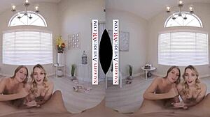 Naughty america 2 chicks same time vr with kenna james & veronica weston