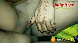 indian anita bhabi’s first wild chudai clip