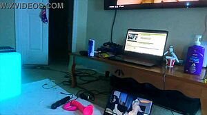 playing with my juicy ass using dildo toys casually