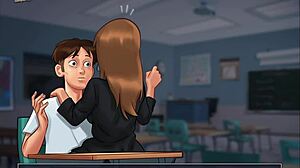 Summertime saga chapter 125 in anime style.