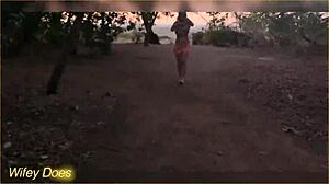 Watch me flash my big tits at sunset?