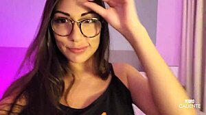 Intriguing Kiss With Mel Khalifa Featuring Small Tits In POV Sex