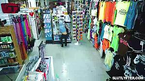 sarah banks deepthroats horny lp officer at work