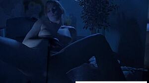 oh, this feels so good, dahlia moans while fingering in the dark