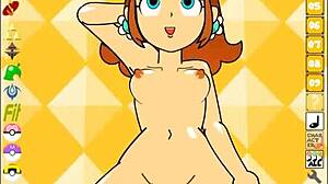 Mario Princess Daisy Gives Blowjob In Game