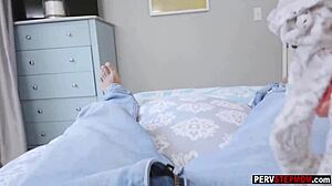 Hey, caught my horny stepson jerking off today!