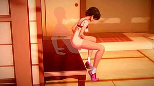 Mio Katou Masturbates Squirts And Gets Creampied In 3d Hentai