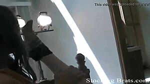 she loves licking up and down my silky thighs