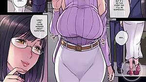 My girlfriend's mama is my sex friend in anime hentai