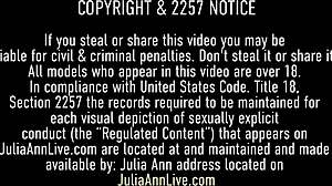 Julia ann and nicki hunter stuff faces with juicy milf pussy