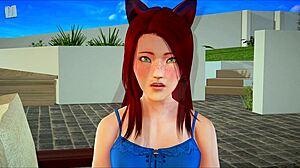 In My New Family Game, The Redhead With Small Tits Explores Taboo Adventures, Part 329