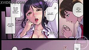 My girlfriend's mama is my sex friend in anime hentai