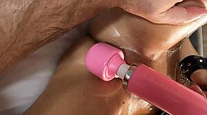 Blonde Babe Receives Oily Body Massage